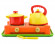 Дитяча іграшкова газова плита 70408 з посудом - гурт(опт), дропшиппінг 