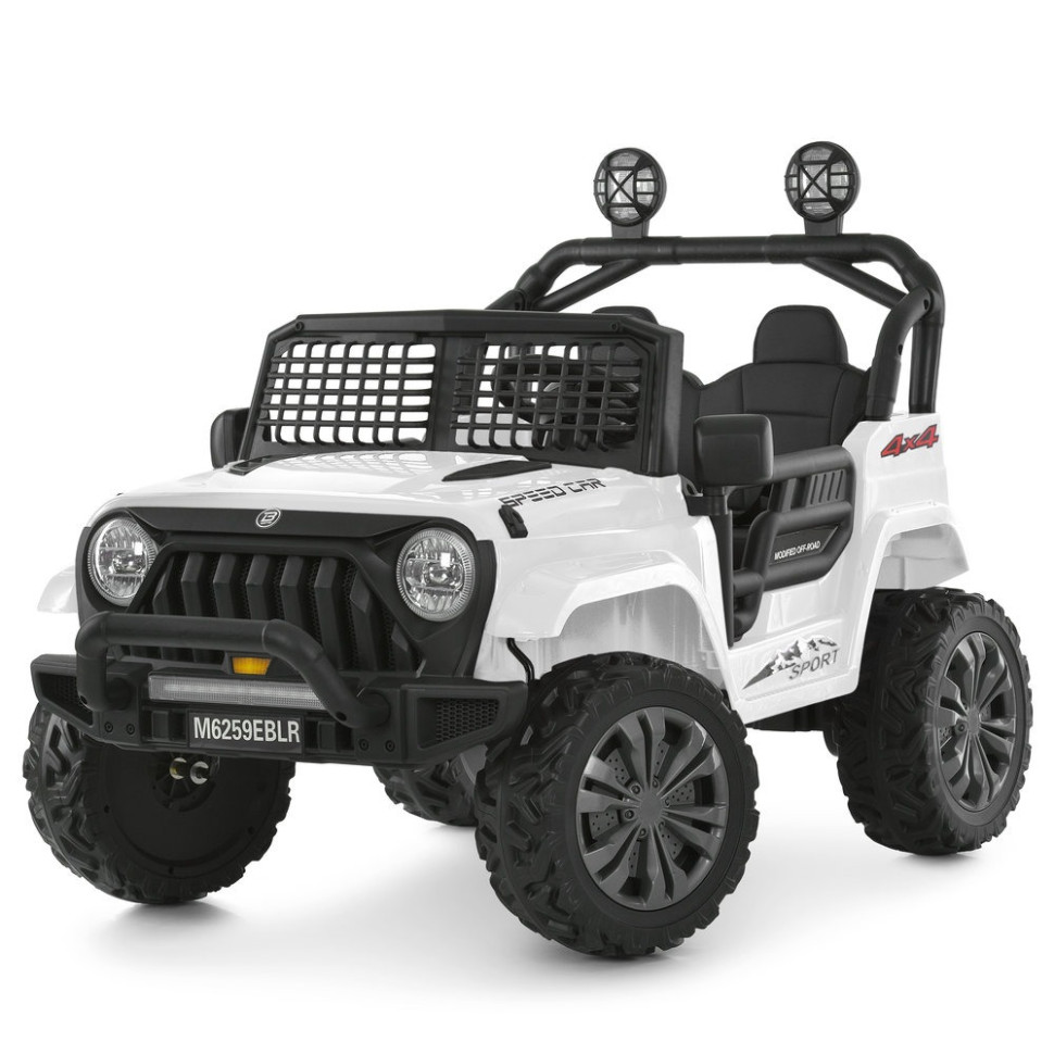 Дитячий електромобіль Джип M 6259EBLR-1(24V) до 50 кг - гурт(опт), дропшиппінг