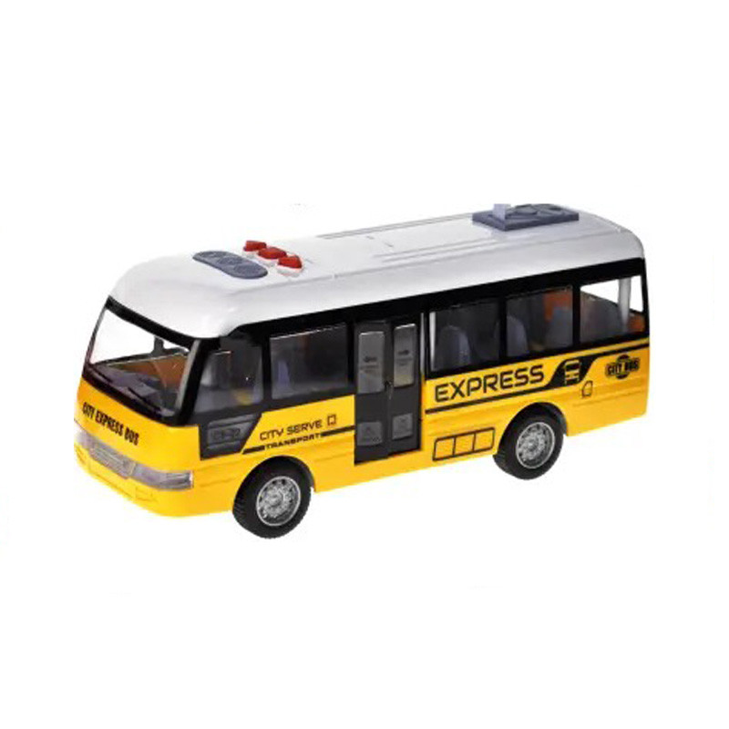 Дитячий інерційний автобус YM-9907F(Yellow) 19х6,5х8 см - гурт(опт), дропшиппінг