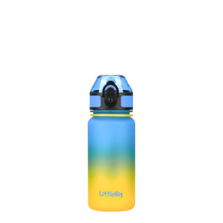 Дитяча пляшка для води LittleBig UZSPACE 3020(Yellow-Blue) 350 мл, жовто-блакитна