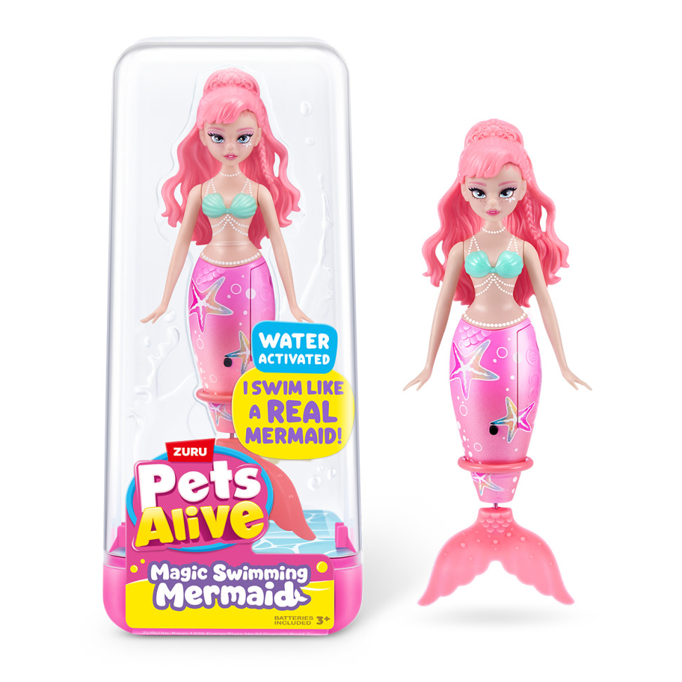 Интерактивная игрушка Волшебная русалочка Розовая звезда Pets & Robo Alive 9567A опт, дропшиппинг
