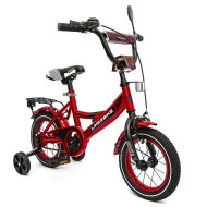 Велосипед дитячий 2-х колісний 12'' 211203 Like2bike Sky, бордовий, рама сталь, з дзвінком