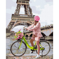 Картина по номерам "Прогулка по Парижу" Идейка KHO4823 40х50 см