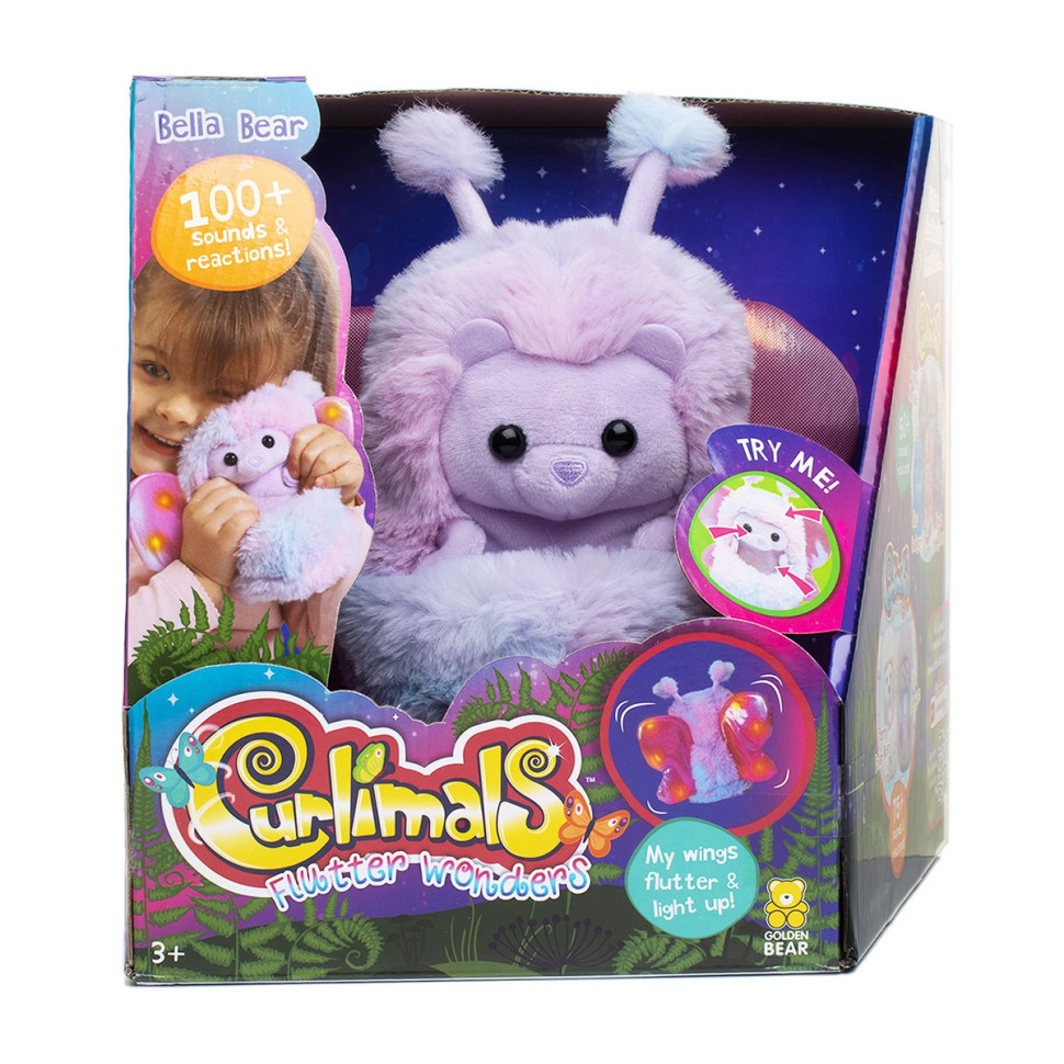 Интерактивная игрушка Медведица Белла Curlimals 3729 серии «Flutter Wonders» опт, дропшиппинг