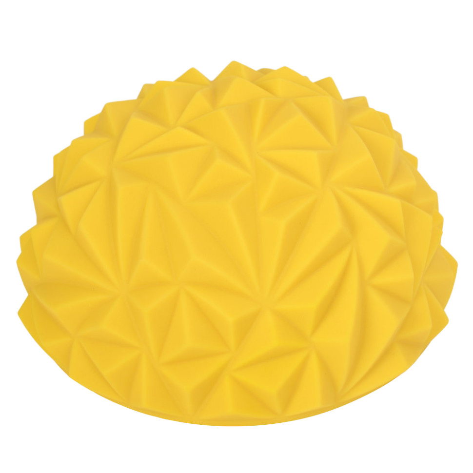 Полусфера массажная балансировочная Bambi MS 4959(Yellow) текстурная поверхность, 16,5х7 см опт, дропшиппинг