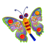 Дитяча каталка на паличці Метелик 305 махає крилами  - гурт(опт), дропшиппінг 