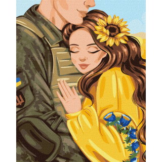 Картина по номерам "Самые родные объятия" ©krizhanskaya Идейка KHO2687 40х50 см