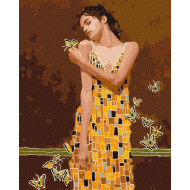 Картина по номерам "В объятиях бабочек" ©tolstukhin artem Идейка KHO2600 40х50 см