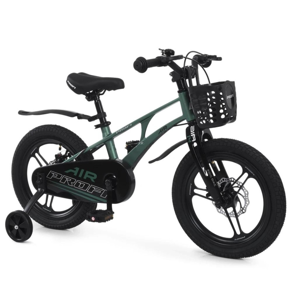Велосипед детский двухколесный Air Pro MB 141059 dark green 14 дюймов опт, дропшиппинг