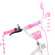 Велосипед дитячий PROF1 Y1825 18 дюймів, біло-рожевий - гурт(опт), дропшиппінг 