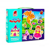 Магнитная игра для детей "Принцесса и рыцарь" RK2060-01