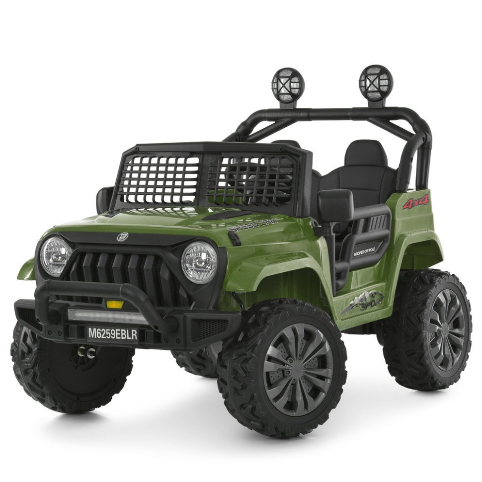 Дитячий електромобіль Джип M 6259EBLR-10(24V) до 50 кг - гурт(опт), дропшиппінг