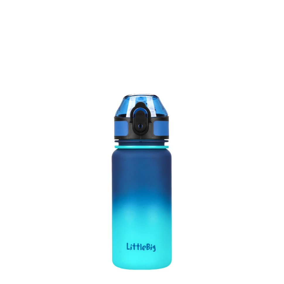 Детская бутылка для воды LittleBig UZSPACE 3020(Blue-Green) 350 мл сине-зеленая опт, дропшиппинг