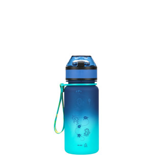 Дитяча пляшка для води LittleBig UZSPACE 3020(Blue-Green) 350 мл, синьо-зелена