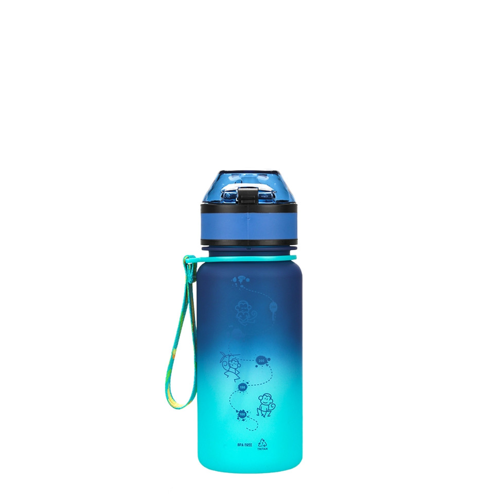 Детская бутылка для воды LittleBig UZSPACE 3020(Blue-Green) 350 мл сине-зеленая опт, дропшиппинг