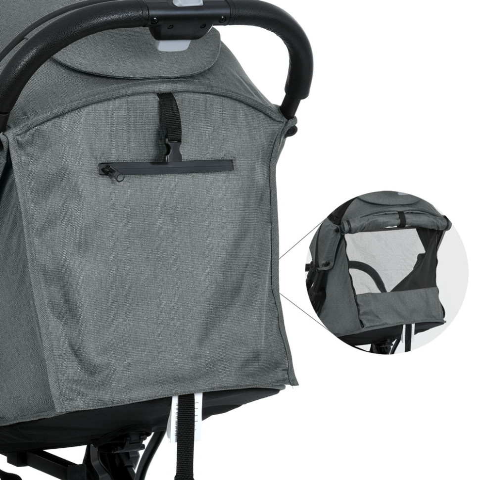 Дитяча прогулянкова коляска FLASH M 5727-1 Stone Gray - гурт(опт), дропшиппінг 