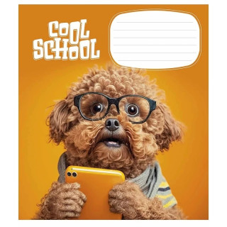 Тетрадь ученическая "Cool School" 024-3307L-5 в линию, 24 листов