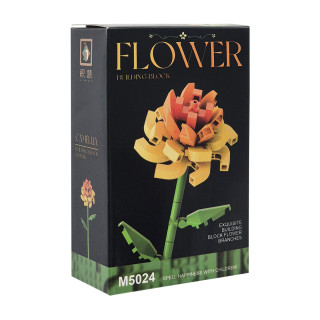 Конструктор детский Flower M5026-24 элементы для создания стебля и лепестков