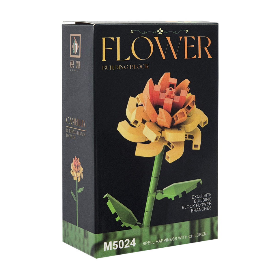Конструктор дитячий Flower M5026-24 елементи для створення стебла та пелюсток - гурт(опт), дропшиппінг