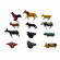Іграшкові тварини Metr+ LT02-1K 12 шт. в наборі - гурт(опт), дропшиппінг 
