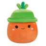 Детская мягкая игрушка Морковка Каролина в шляпе Squishmallows SQER01214, 19 см опт, дропшиппинг