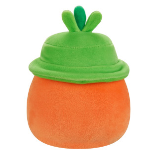 Детская мягкая игрушка Морковка Каролина в шляпе Squishmallows SQER01214, 19 см