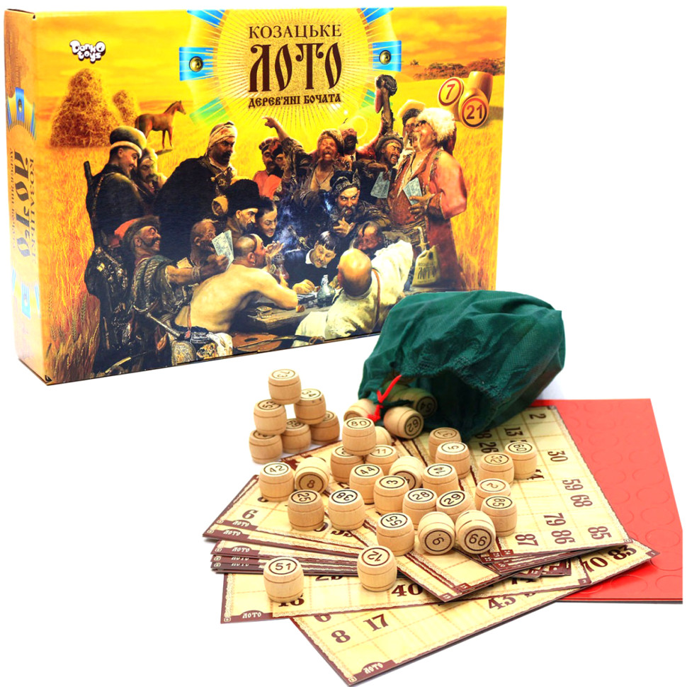 Настольная игра Козацкое Лото 2623 в коробке опт, дропшиппинг