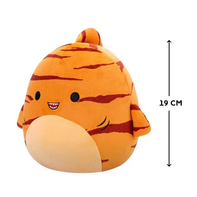 М'яка іграшка ТИГРОВА АКУЛА ДЖАГГЕР Squishmallows SQCR06597, 19 см - гурт(опт), дропшиппінг 