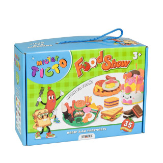 Детский набор для творчества "Мистер тесто Food Show" 41018, 35 предметов