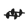 Гантели наборные литые 2 шт по 6,5 кг NE-300-GP007-2 опт, дропшиппинг