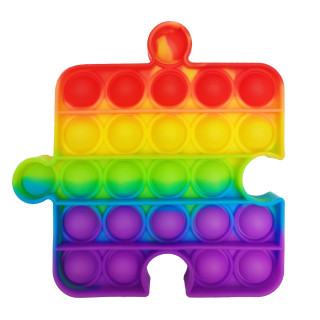 Игрушка-антистресс "POP-IT" PPT-P(Multicolor) Пазл Радужный