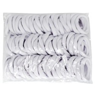 Резинки для волос "Чулочка белые" 0307-614, 100 штук
