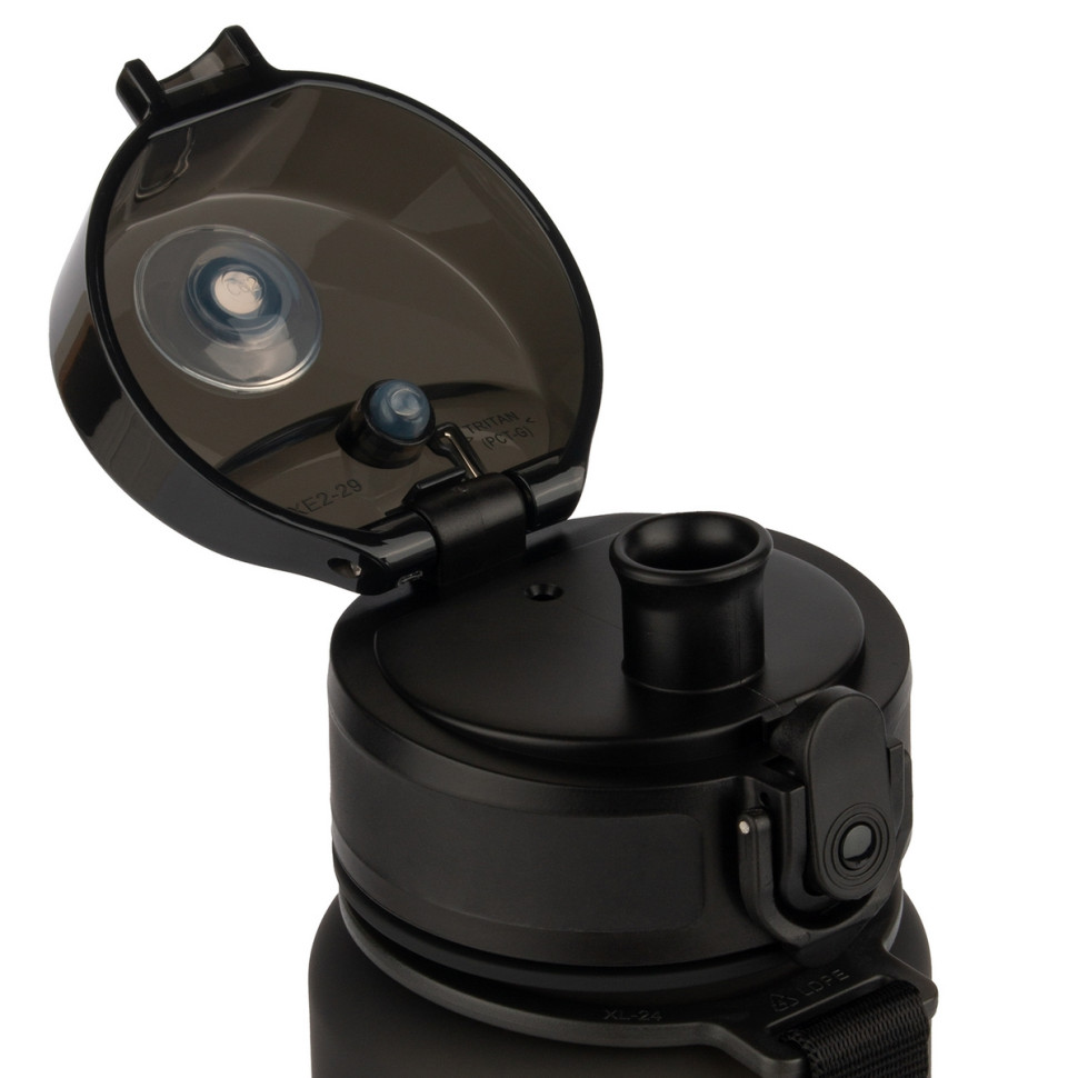Бутылка для воды UZSPACE 3026(Black) 500 мл, черная опт, дропшиппинг