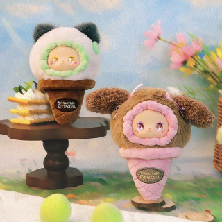 Коллекционная мягкая игрушка с кольцом Мороженко Pop Top MJ-000095 Lucky Emma серии "Scoop Ice Cream"