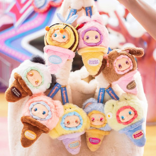 Коллекционная мягкая игрушка с кольцом Мороженко Pop Top MJ-000095 Lucky Emma серии "Scoop Ice Cream"