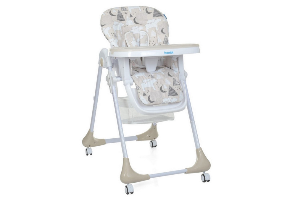 Стільчик для годування M 3233 Mommy Bear Beige - гурт(опт), дропшиппінг 