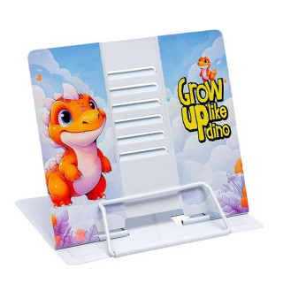 Подставка для книг "Grow up like dino" LTS-8226-1 металлическая