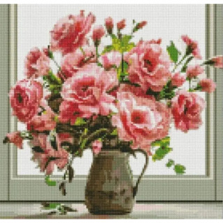 Алмазная мозаика "Аромат букета" AMO7863 40х40 см