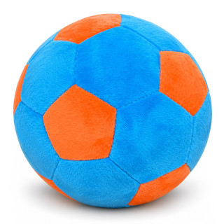 Игрушка мягконабивная Мяч футбольный МС 180402-01(Blue-Orange) размер 22 см