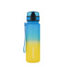 Пляшка для води UZSPACE 3026(Yellow-Blue) 500 мл, жовто-блакитна - гурт(опт), дропшиппінг 