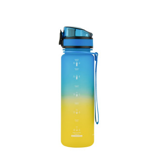 Пляшка для води UZSPACE 3026(Yellow-Blue) 500 мл, жовто-блакитна