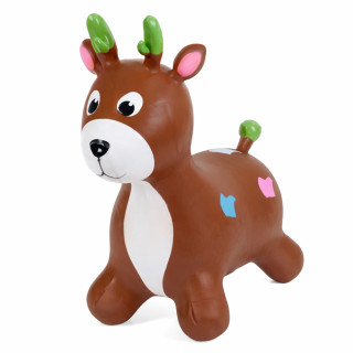УЦЕНКА!!! Детская игрушка-прыгун "Олененок" Bambi MS 3259(Brown)-UC резина, до 20 кг
