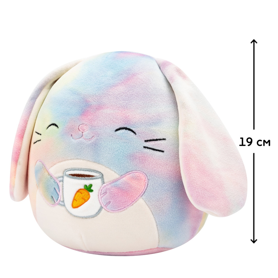 Детская мягкая игрушка Кролик Кэнди Squishmallows SQER01233, 19 см опт, дропшиппинг