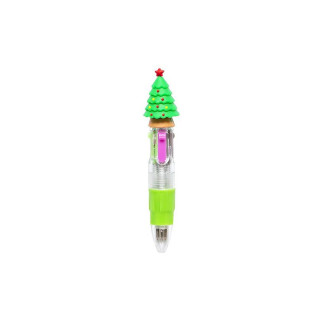 Ручка шариковая детская мини "Елка" NBYX001(Green) 4 цвета