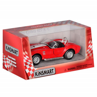 Детская коллекционная машинка SHELBY COBRA KT5322W инерционная