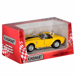 Детская коллекционная машинка SHELBY COBRA KT5322W инерционная