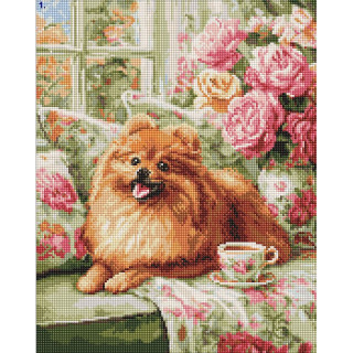 Алмазная мозаика "Аромат счастья" ©art_selena_ua AMO20055, 40×50 см