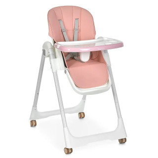 Стул для кормления M 5673 Pink, до 30 кг, розовый