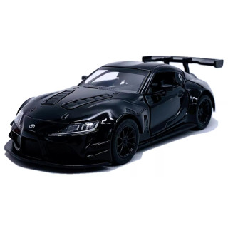 Машинка инерционная "Toyota GR Supra" KT5421W(Black) масштаб 1:43