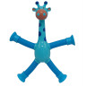 Дитяча іграшка антистрес Жираф із гнучкими телескопічними лапами ZB-58 з підсвічуванням - гурт(опт), дропшиппінг 
